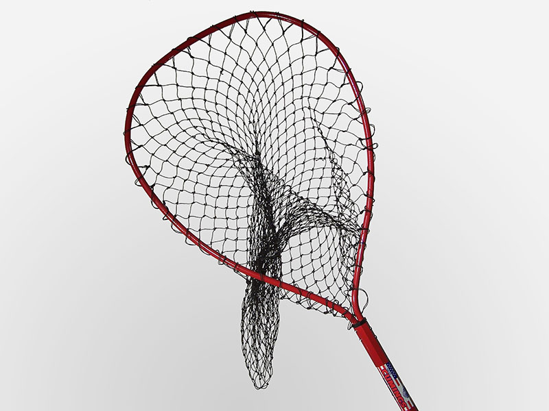 Fishing Net Soft Silicone Fish Landing Net Pole Handle 50x30 Cm Fishing Nets